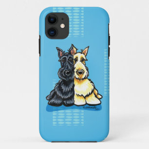 Funda Para iPhone 11 Terrieres escoceses dos de una clase