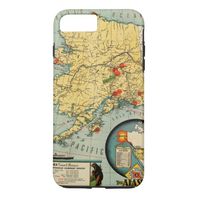 Funda De Case-Mate Para iPhone Territorio de Alaska (Reverso)