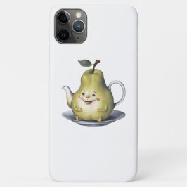 Funda Para iPhone 11 Pro Max Tetera de Pera Sonriente