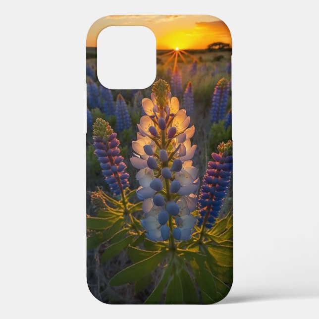 Funda De Case-Mate Para iPhone Texas Bluebonnet (Reverso )