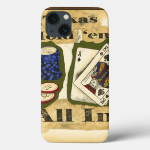 Funda Para iPhone 13 Texas sostiene su mano con el rey y el hielo