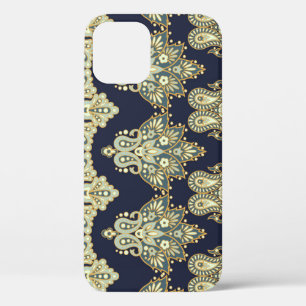 Funda Para iPhone 12 Textil Asiático: Ilustracion Floral Paisley
