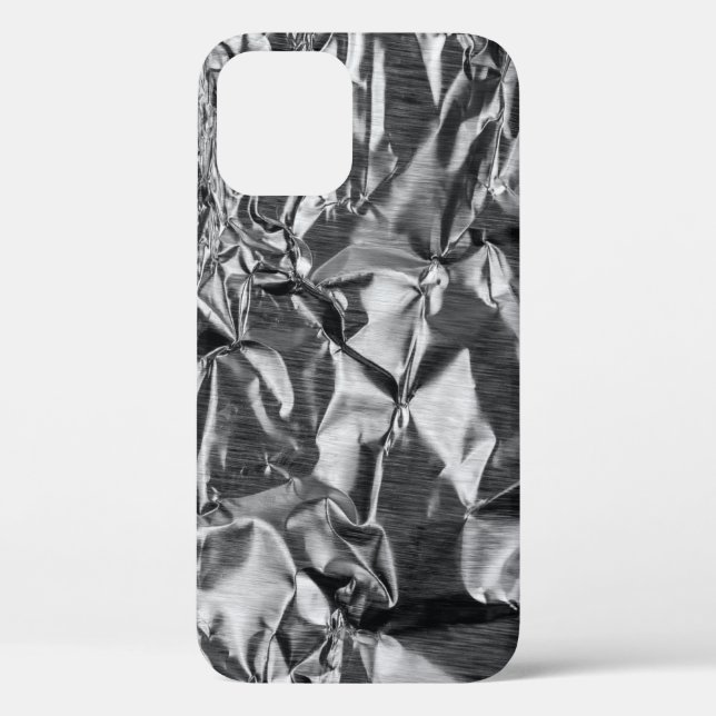 Funda De Case-Mate Para iPhone Textil plateado (Reverso )