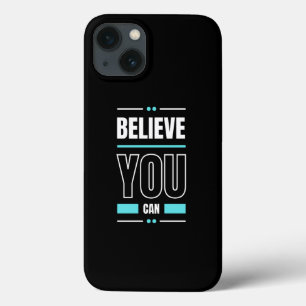 Funda Para iPhone 13 Texto de moda y positivo de la cita de motivación