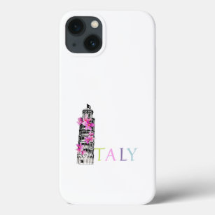 Funda Para iPhone 13 Texto de palabra de Italia en el estuche para iPho
