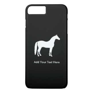 Funda Para iPhone 8 Plus/7 Plus Texto elegante del personalizable del caballo