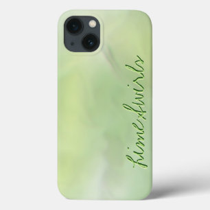 Funda Para iPhone 13 Texto mezclado de tonos amarillos y verdes Persona