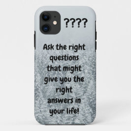 Funda Para iPhone 11 Texto personalizado Cita o idioma favorito gris mo