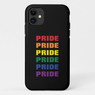 Funda Para iPhone 11 Texto repetido del Personalizable del Orgullo Gay