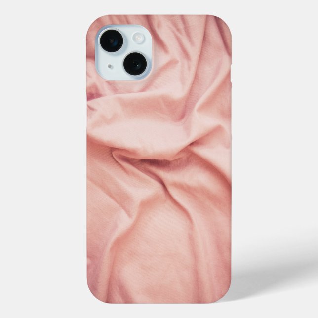 Funda De Case-Mate Para iPhone Textura abstracta de seda (Reverso )