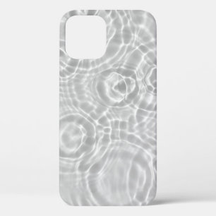 Funda Para iPhone 12 Textura abstracta de superficie de agua transparen