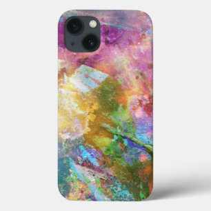 Funda Para iPhone 13 Textura abstracta del grunge con la pintura 3 de