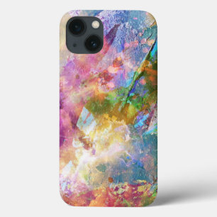 Funda Para iPhone 13 Textura abstracta del grunge con la pintura 3 de