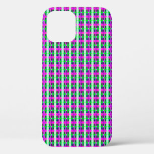 Funda Para iPhone 12 textura abstracta, patrón de estrías coloreadas, a