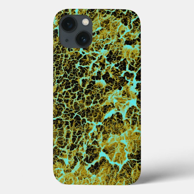 Funda De Case-Mate Para iPhone Textura abstracta única (Reverso)