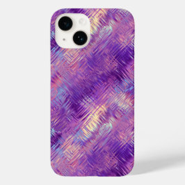 Funda Para iPhone 14 De Case-Mate Textura Amethyst Purple Crystal Gel