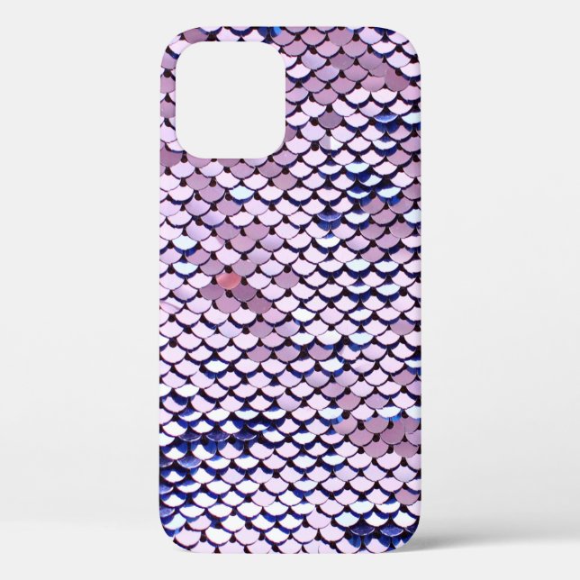 Funda De Case-Mate Para iPhone Textura brillante purpurina de secuencia vívida ul (Reverso )