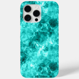 Funda Para iPhone 15 Pro Max Textura cian cruzada