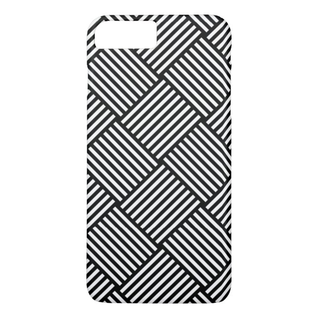 Funda De Case-Mate Para iPhone Textura comprobada geométrica (Reverso)