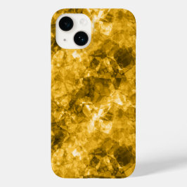 Funda Para iPhone 14 De Case-Mate Textura cruzada amarilla