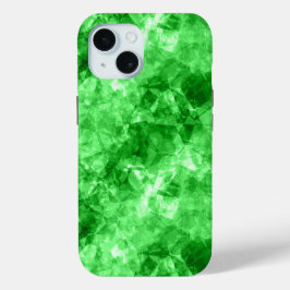 Funda Para iPhone 15 Textura cruzada verde