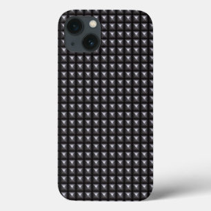 Funda Para iPhone 13 Textura de acero tachonada