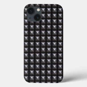 Funda Para iPhone 13 Textura de acero tachonada