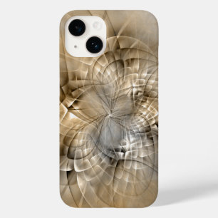 Funda Para iPhone 14 De Case-Mate Textura de arte fractal abstracto tonos terrosos