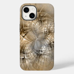 Funda Para iPhone 14 De Case-Mate Textura de arte fractal moderno abstracto tonos de