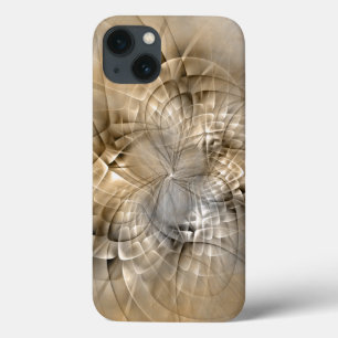 Funda Para iPhone 13 Textura de arte fractal moderno abstracto tonos de