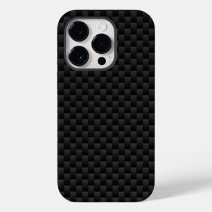 Funda Para iPhone 14 Pro De Case-Mate Textura de automóvil de fibra de carbono negra