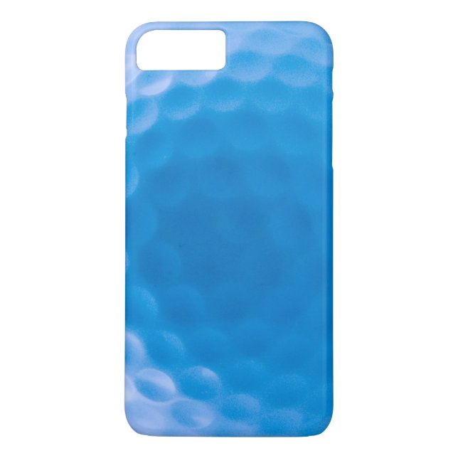 Funda De Case-Mate Para iPhone Textura de bola de golf Dimples Azul Ártico (Reverso)