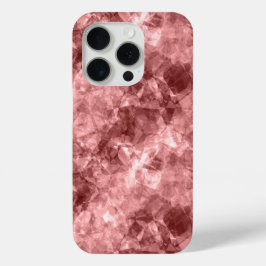 Funda Para iPhone 15 Pro Textura de borgoña en ruinas