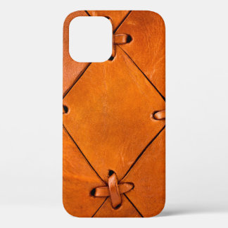 Funda Para iPhone 12 Textura de cuero.