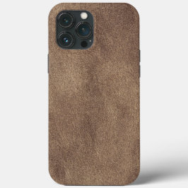 Funda Para iPhone 13 Pro Max Textura de cuero cognac desgastado vintage