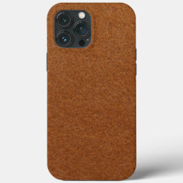 Funda Para iPhone 13 Pro Max Textura de cuero cognac desgastado vintage
