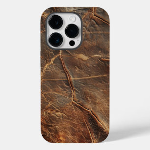Funda Para iPhone 14 Pro De Case-Mate Textura de cuero duro vintage