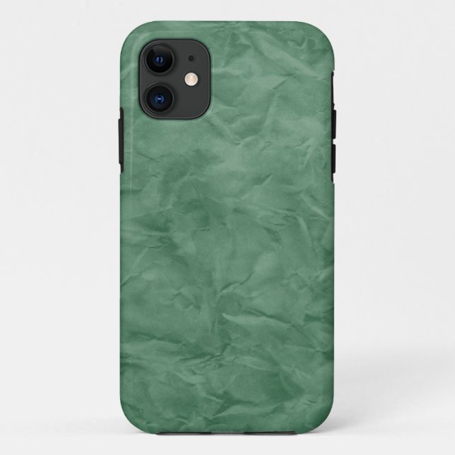 Funda De Case-Mate Para iPhone TEXTURA DE DOCUMENTO DE ANTECEDENTES - verde sucio (Reverso)