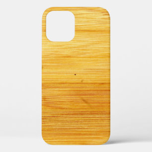 Funda Para iPhone 12 Textura de fondo de bambú de madera