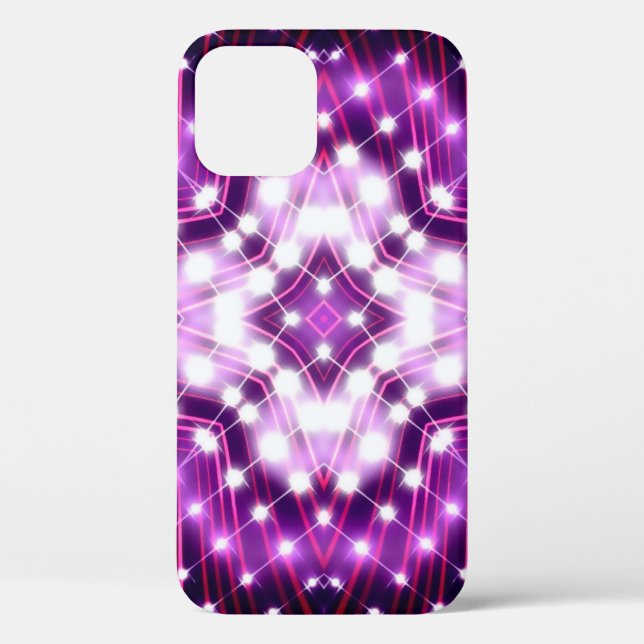 Funda De Case-Mate Para iPhone Textura de fondo de focos dinámicos (Reverso )