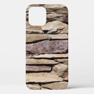 Funda Para iPhone 12 Textura de fondo vintage ladrillo viejo de piedra 