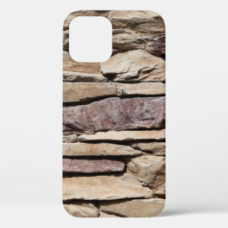 Funda Para iPhone 12 Textura de fondo vintage ladrillo viejo de piedra 