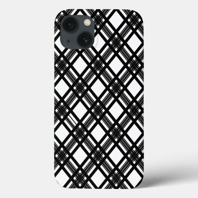 Funda De Case-Mate Para iPhone Textura de franjas (Reverso)
