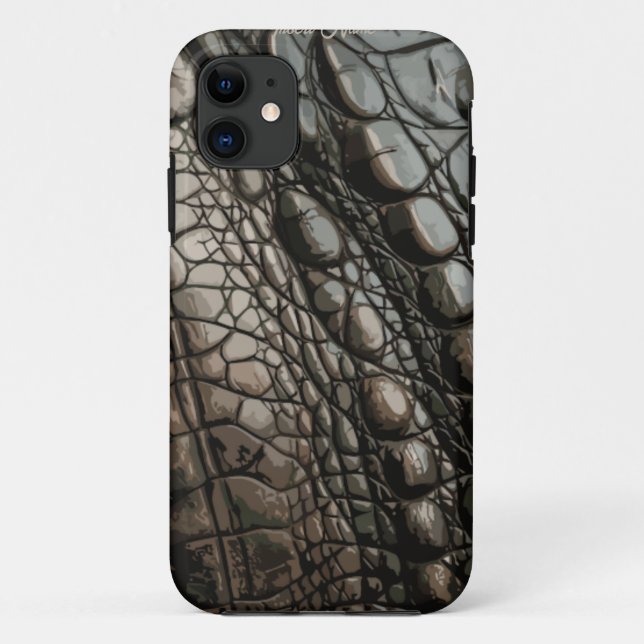 Funda De Case-Mate Para iPhone Textura de gator (Reverso)