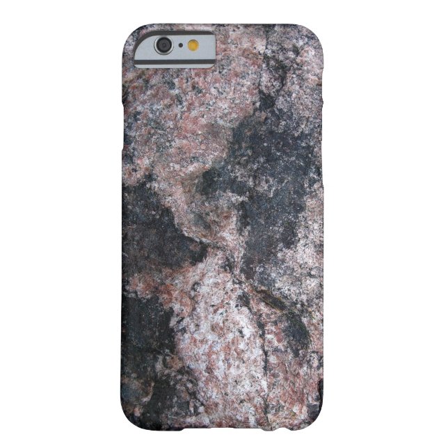 Funda De Case-Mate Para iPhone Textura de la roca de la naturaleza rosácea (Reverso)