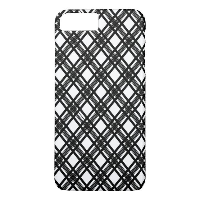 Funda De Case-Mate Para iPhone Textura de las rayas (Reverso)