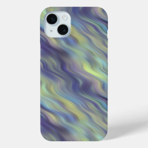 Funda Para iPhone 15 Mini Textura de lavanda ondulada