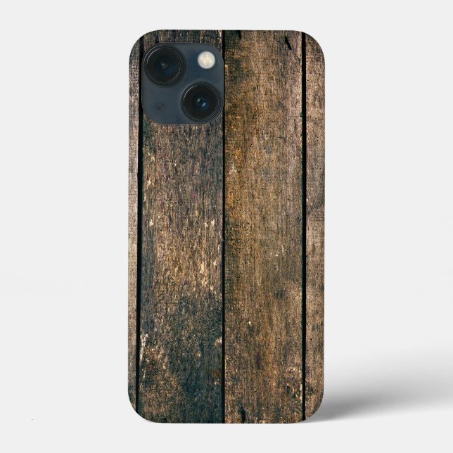 Funda De Case-Mate Para iPhone Textura de madera (Reverso )