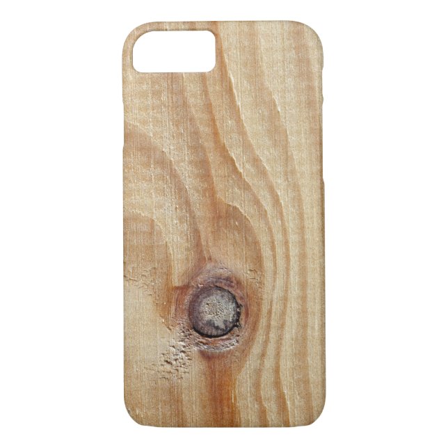 Funda De Case-Mate Para iPhone Textura de madera (Reverso)