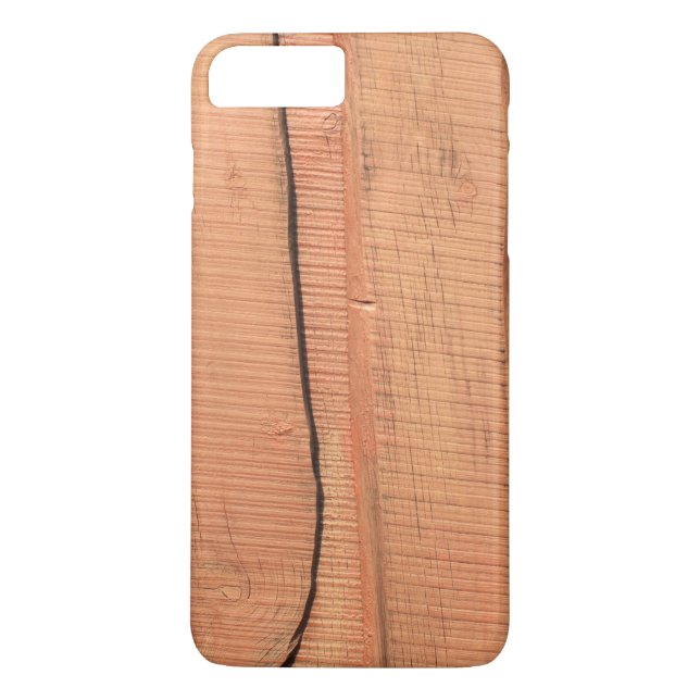 Funda De Case-Mate Para iPhone Textura de madera (Reverso)